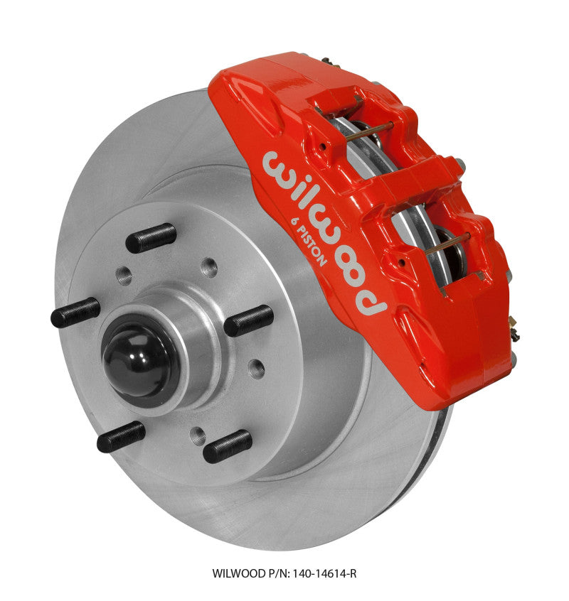 Wilwood Dynapro 6 Front Kit 11.75 Rotor Red 68 72 Ford F100