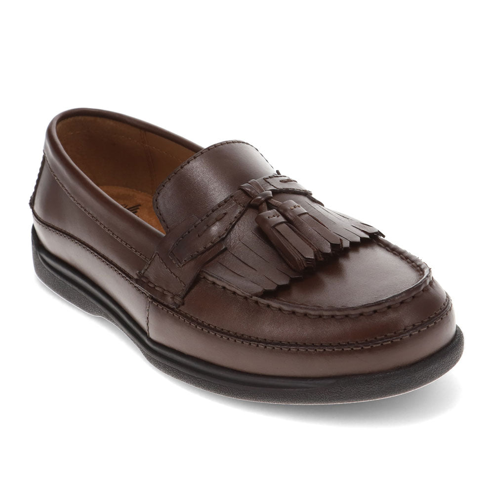 3942 Dockers Mens Sinclair Leather Dress Casual Tassel Loafer Shoe