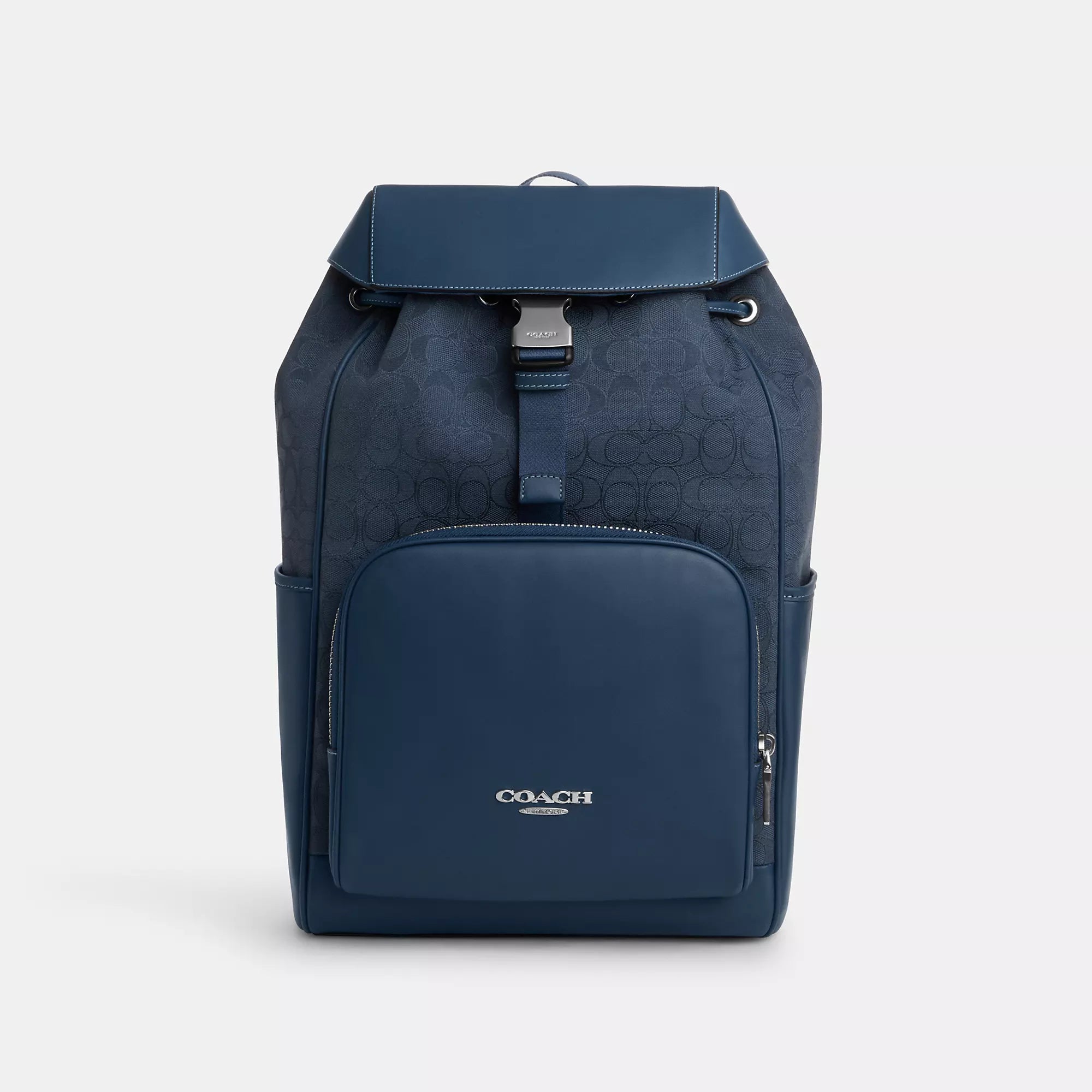 2037 Coach Outlet Racer Backpack In Signature Jacquard