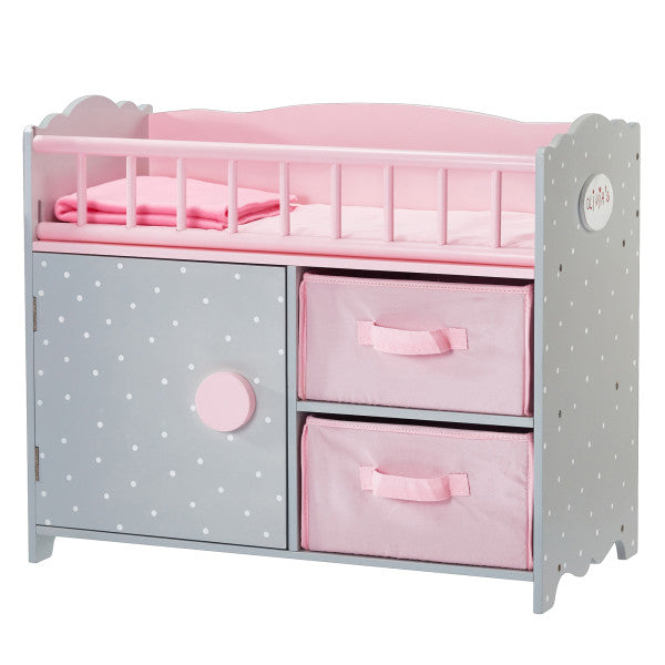 2530 Olivias World 16" Baby Doll Wooden Furniture Changing Station Storage TD 12390A