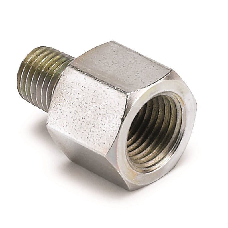 Autometer Fuel Rail Adapter 1/16in NPT Male to 1/8in MPT Female (For use w/ Elec Fuel Press Gauges)