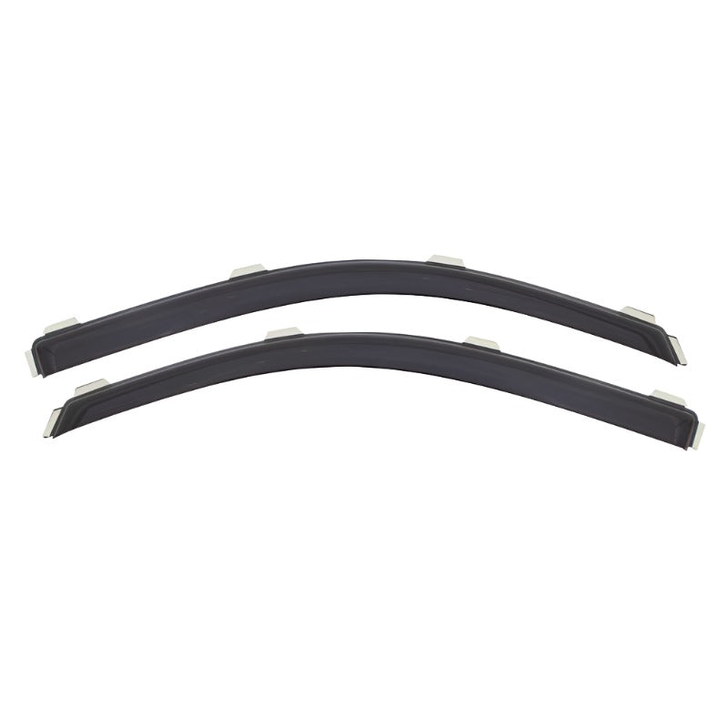 AVS 09 18 Dodge RAM 1500 Standard Cab Ventvisor In Channel Window Deflectors 2pc   Smoke
