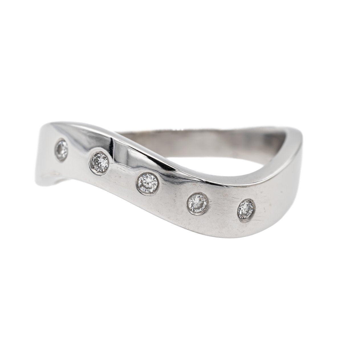 RIVLUXE Alliance ring in white gold and diamond