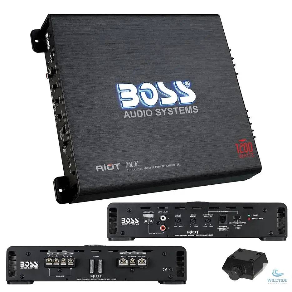 BOSS AUDIO Boss Riot 2ch Amplifier 1200w Max