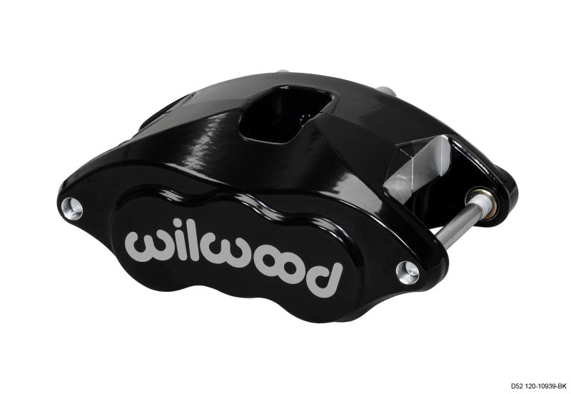 Wilwood Caliper D52 Black Pwdr 1.25/1.25in Pistons 1.04in Disc
