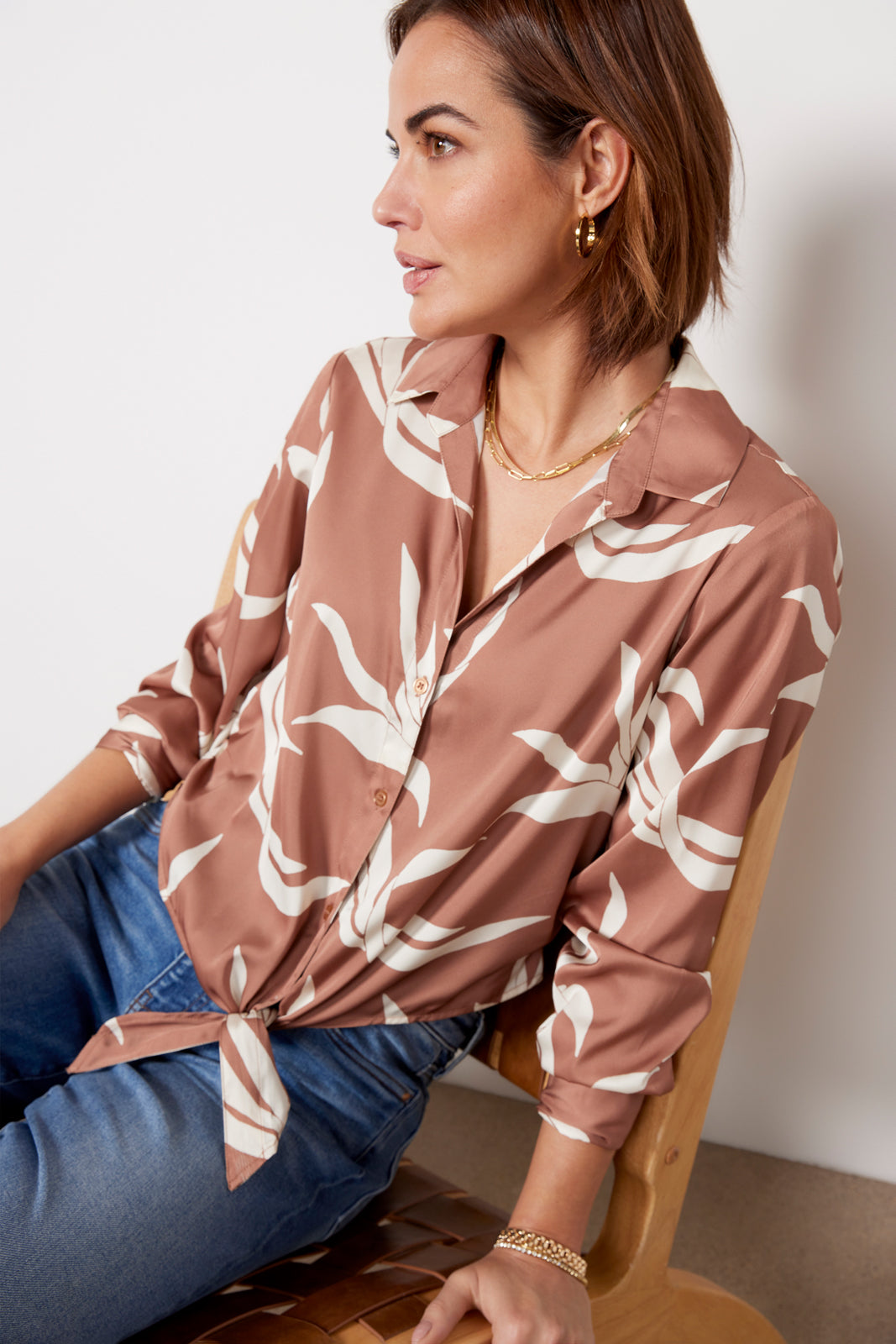 SANCTUARY Lover Tie Shirt