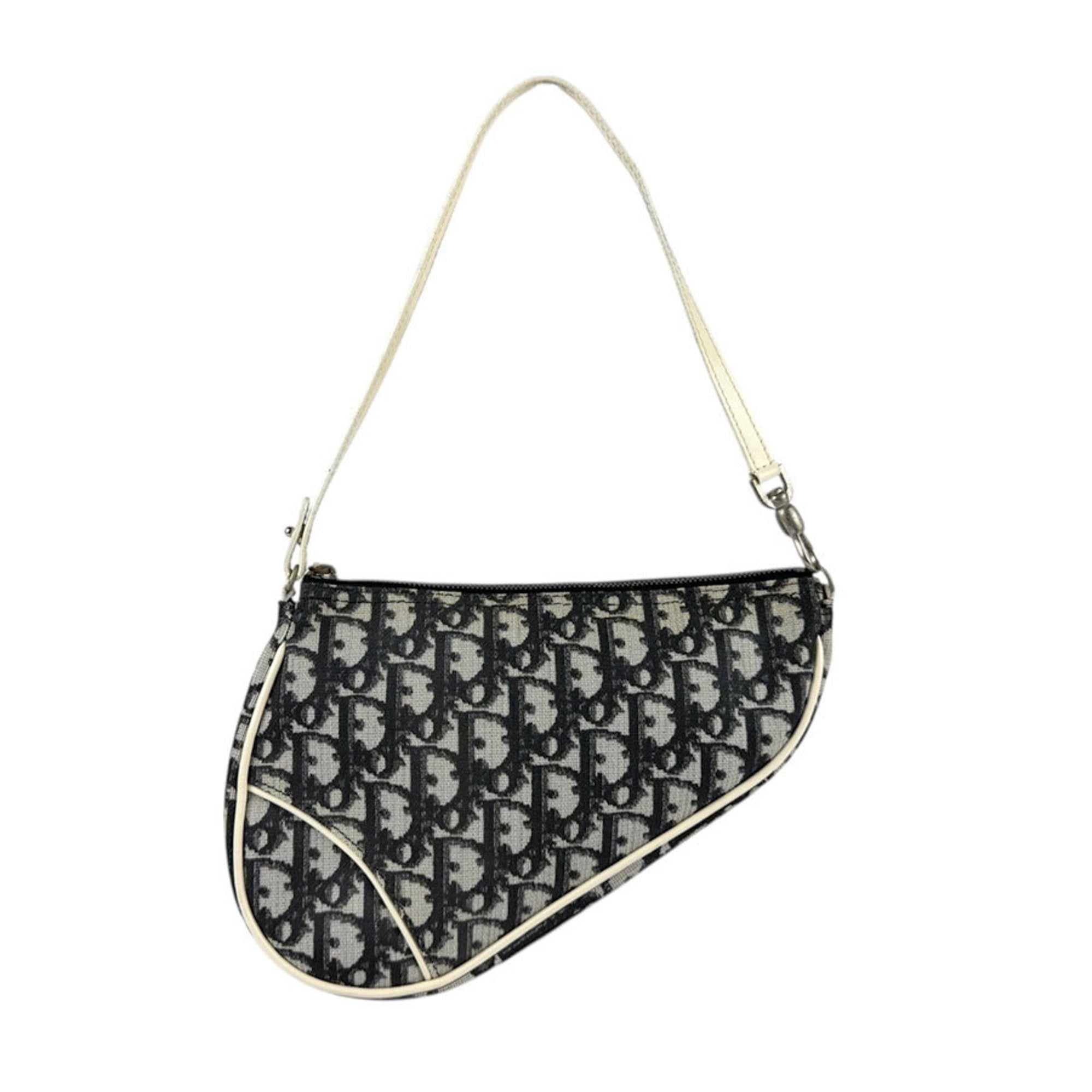 2275 Christian Dior Off  Pvc Patent Leather Saddle Bag Shoulder Bag (Pre Owned)