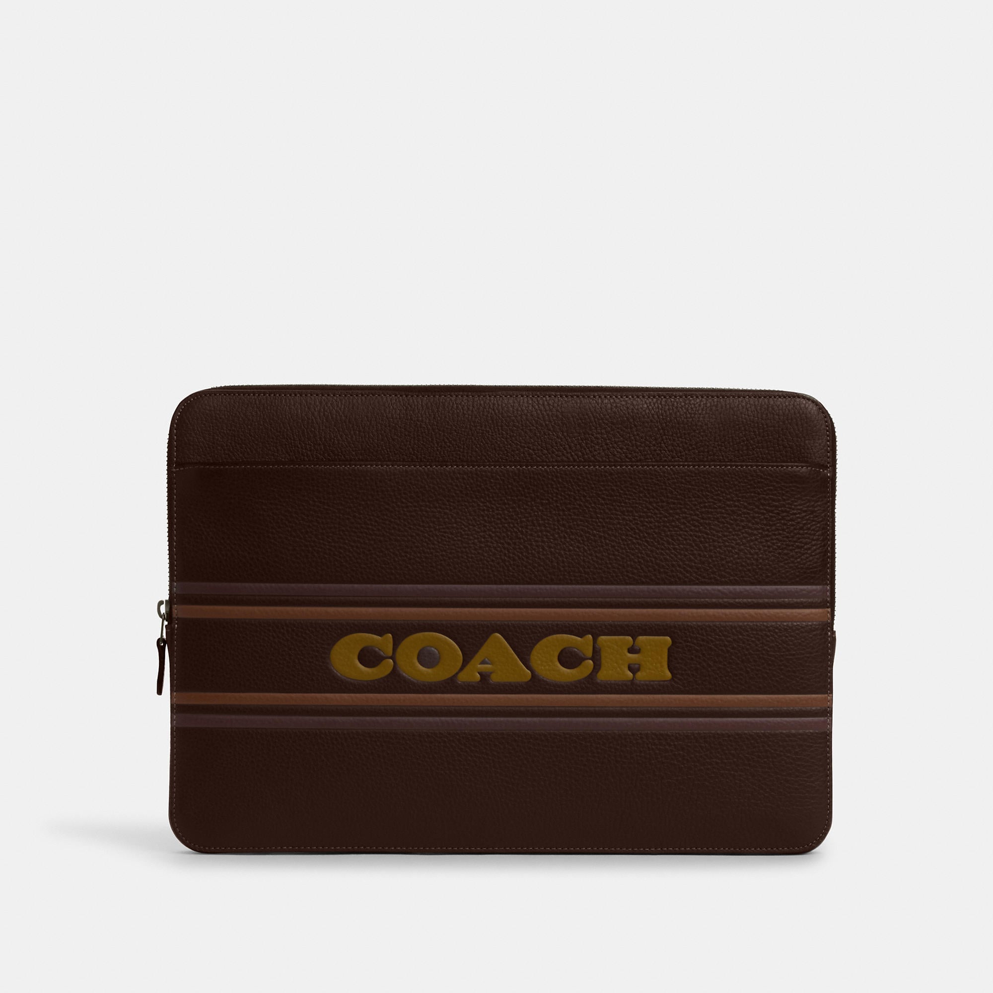 2037 Coach Outlet Laptop Case With Coach Stripe