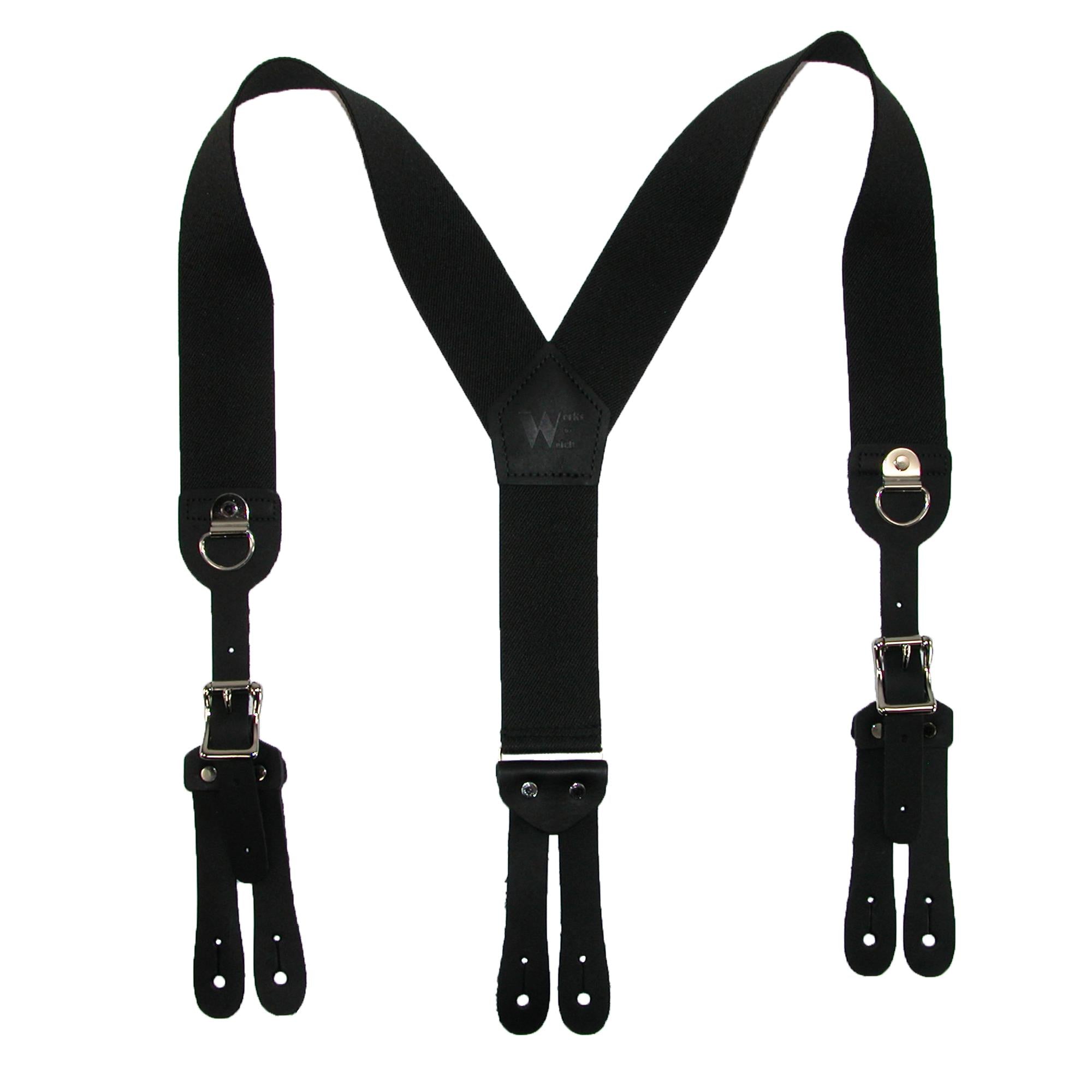 2866 Men's Elastic Cinch Up Y Back Suspenders (Tall Available)
