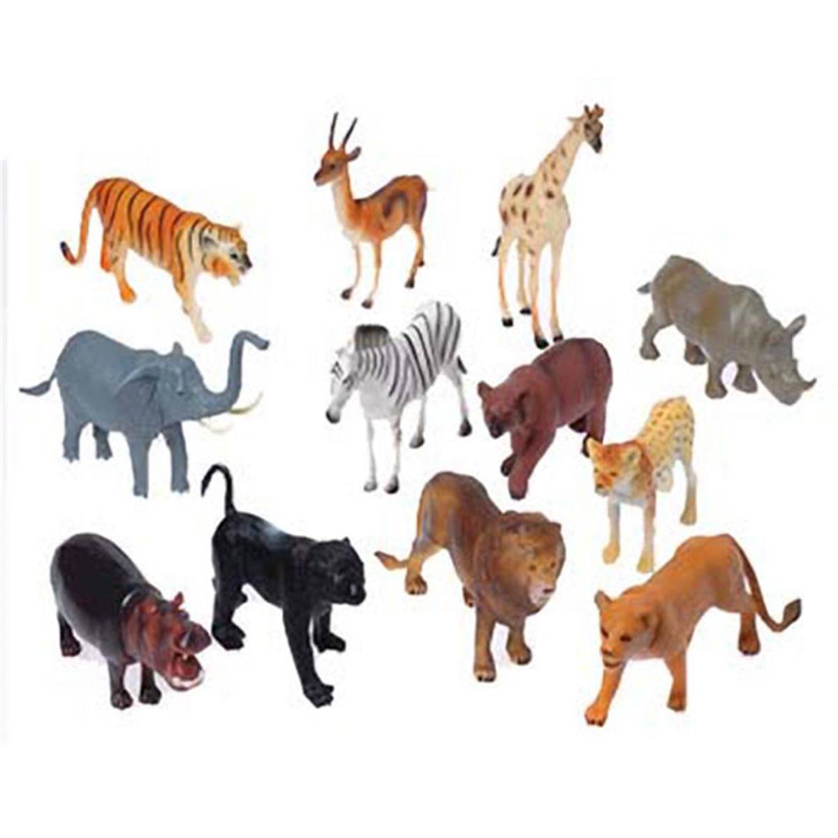 2297 US Toy Company  Wild Animals 8 Inch   Pack of 12