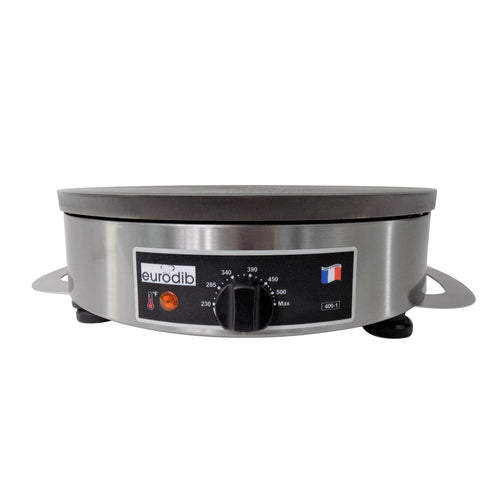 Eurodib CEEB42 208 Crepe Maker with 15.9 inch Griddle for 60 Crepes Per Hour