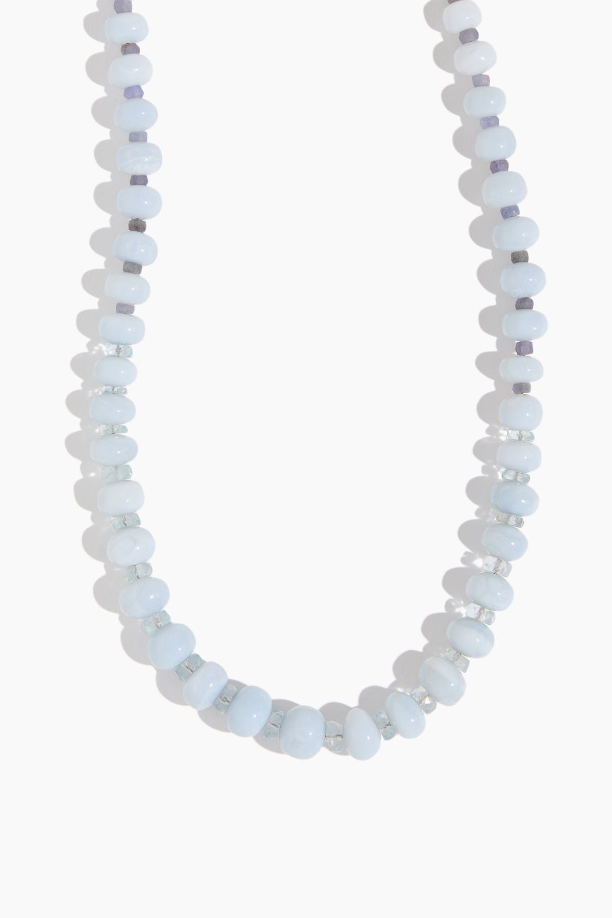 LIZZIE FORTUNATO Seaside Cliffs Necklace in Blue