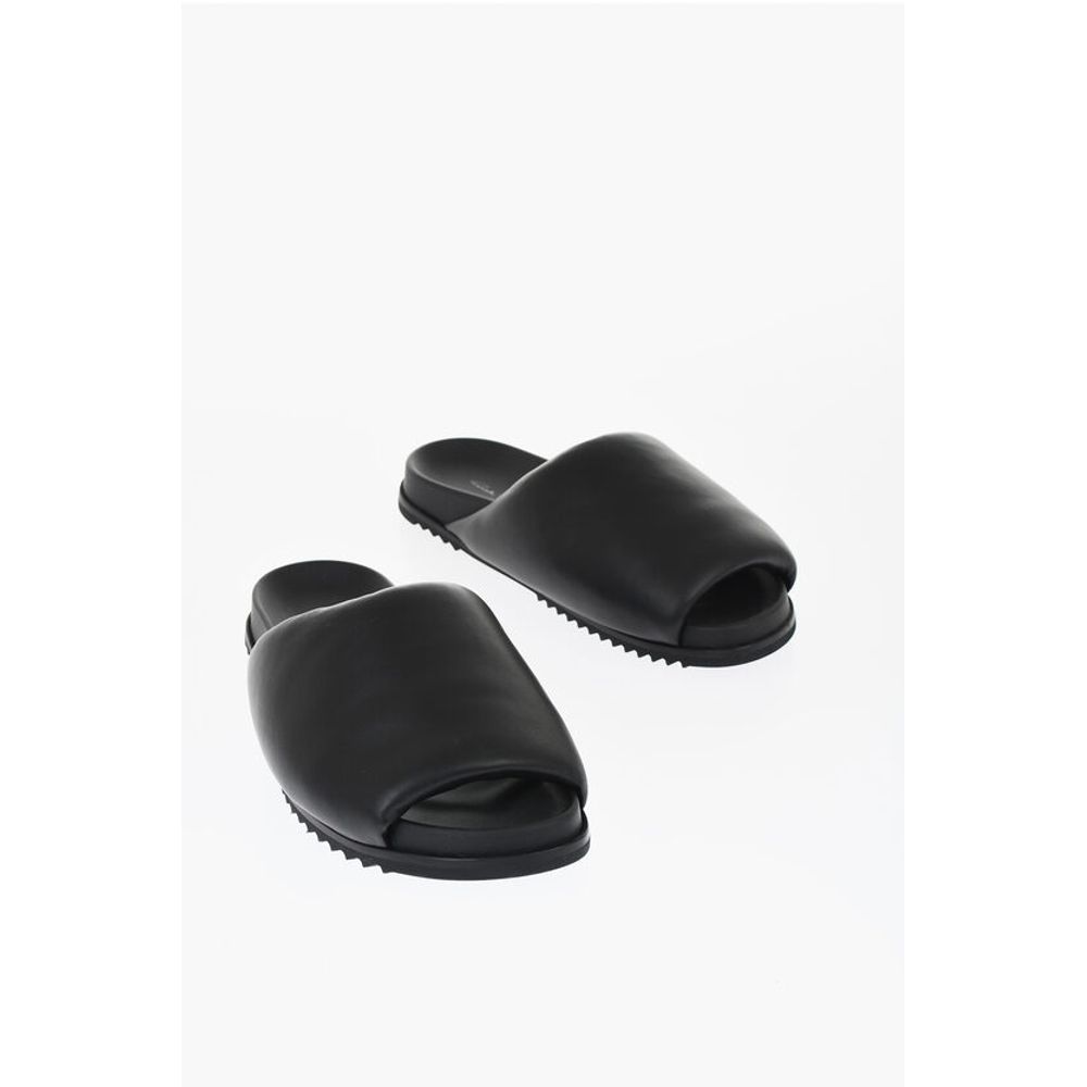 2275 Rick Owens Leather Padded Men's Slides
