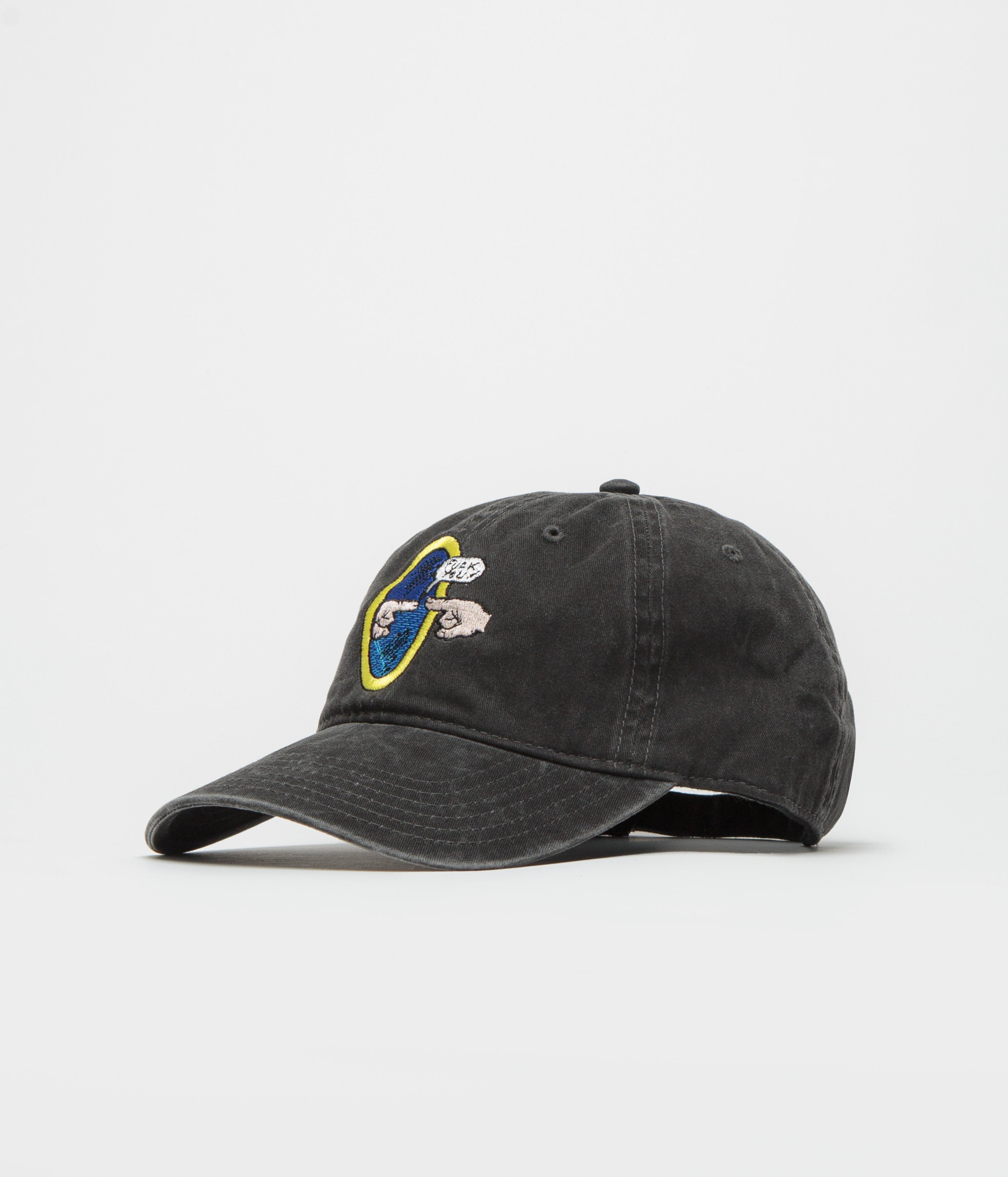 Fucking Awesome Fuck You Embroidered Cap   Black
