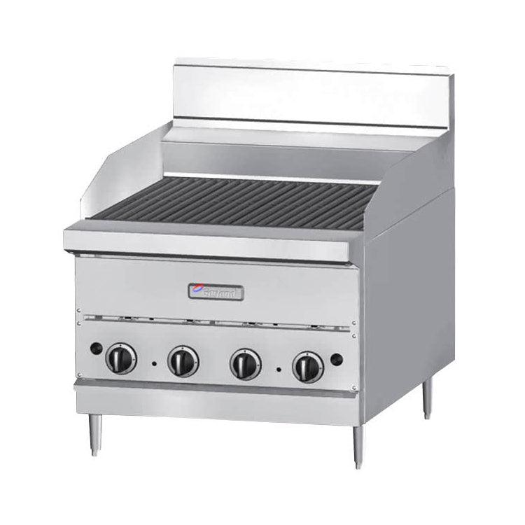Garland G36 BRL G Series 36" Ceramic Briquette Natural Gas Charbroiler   90,000 BTU