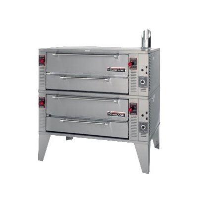 Garland GPD60 2 75" Pyro Double Deck Gas Pizza Oven   122,000 BTU