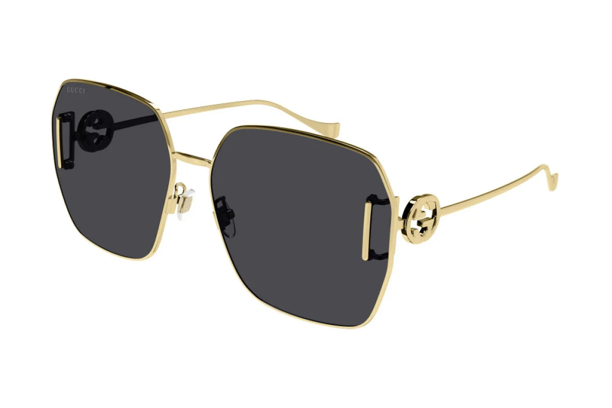 Womens Metal Sunglasses Gold   Gucci