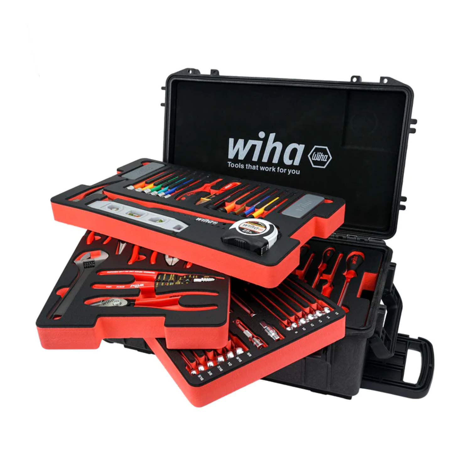 Wiha Tools 92100 Premium Mobile Tool Kit, 194 Pc.