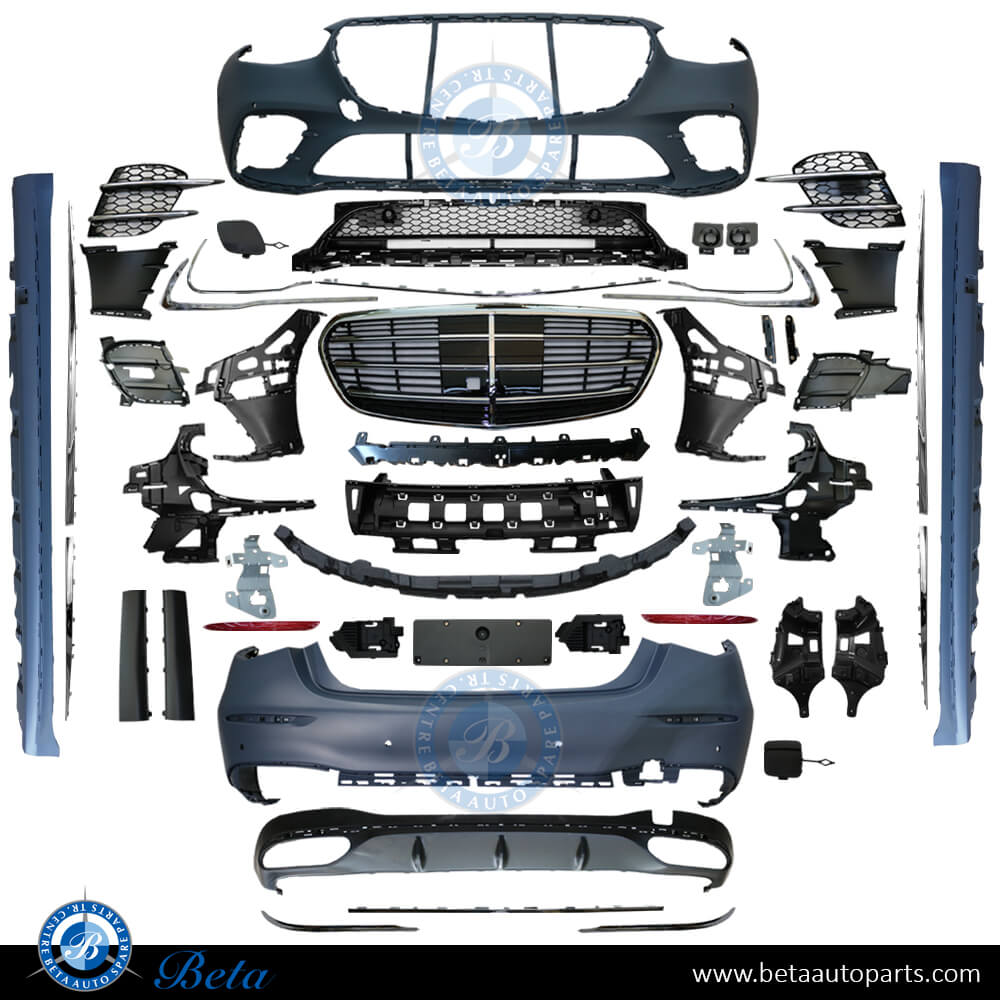BETAAUTOPARTS Mercedes S Class W223 (2021 Up), Body Kit Normal AMG (Silver), China