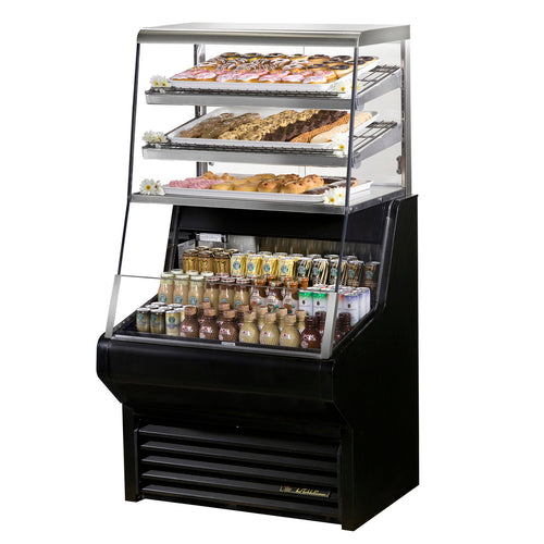 TRUE THAC 36DG HC LD Horizontal Air Curtain Dry Goods Merchandiser Specifications