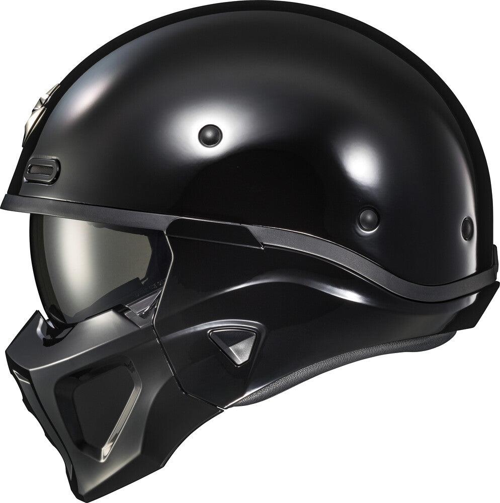 Scorpion Exo Covert X Open Face Helmet Gloss Black