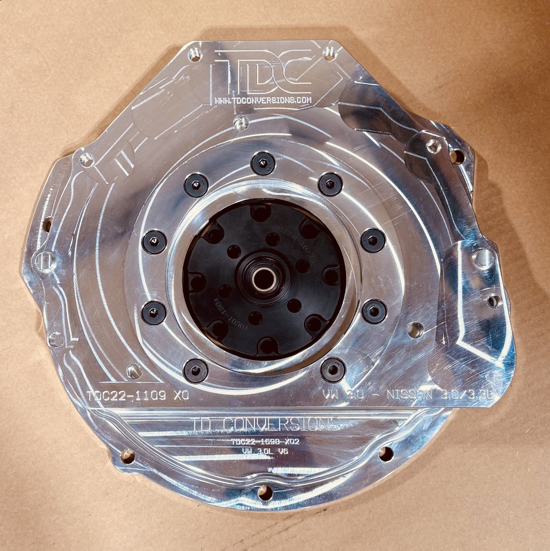 TD CONVERSIONS VAG 3.0L V6 TDI to Nissan 3.0/3.3L Transmission Adapter Kit
