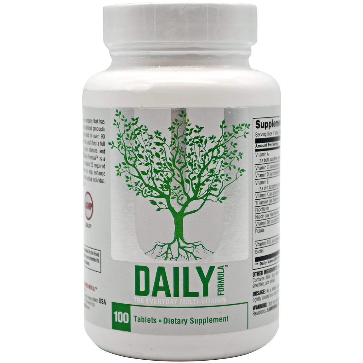 Universal Nutrition Daily Formula Dietary Supplement   100 Tablets