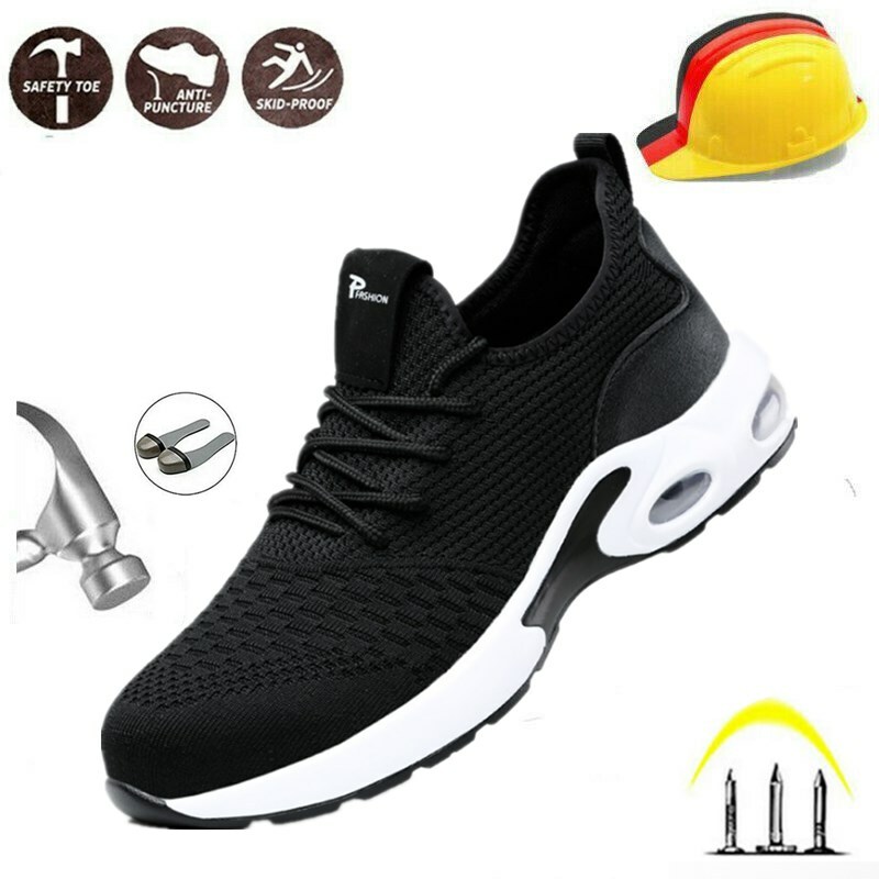 APL Scarpe Antinfortunistiche Uomo Leggere Con Cappuccio Acciaio Scarpe da Lavoro Sneakers Sportive*