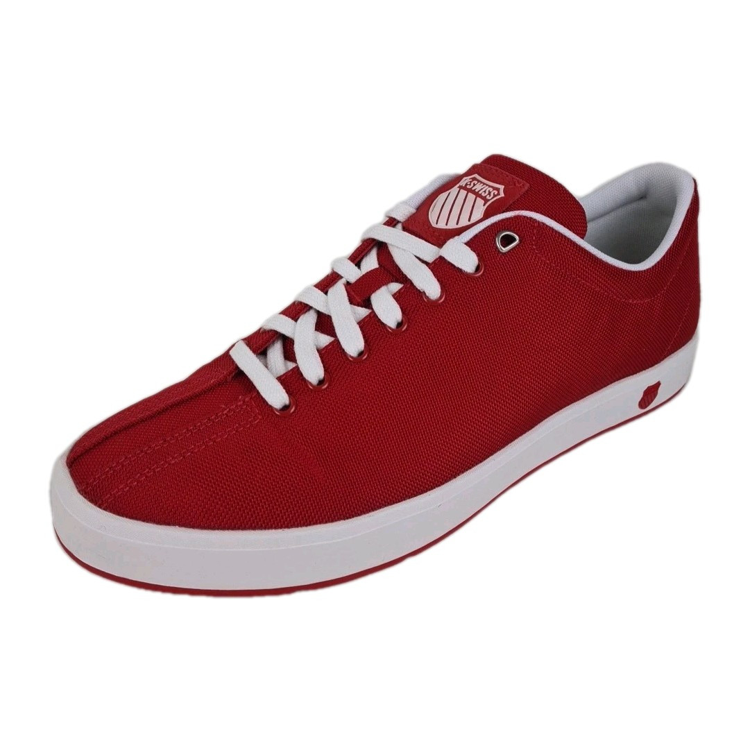? K Swiss Classics Clean 02876602 Scarpe Uomo Sneakers Sportive Maglia Rosso Taglia 10