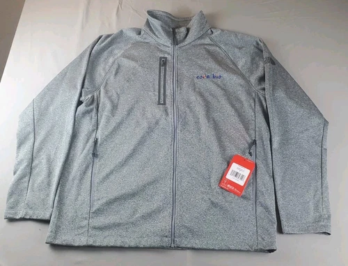 The North Face Canyon Flats Giacca Uomo Grande Grigio Stryker Logo Ricamato