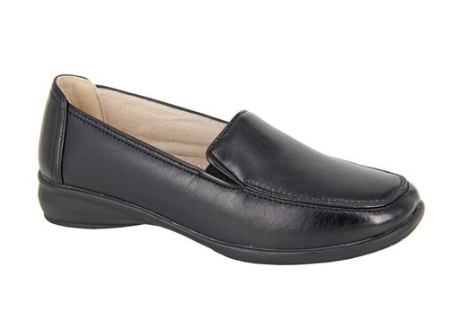 LI NING Mocassino da lavoro infermiera Boulevard vestibilità ampia comodo foderato in pelle scarpe slip on
