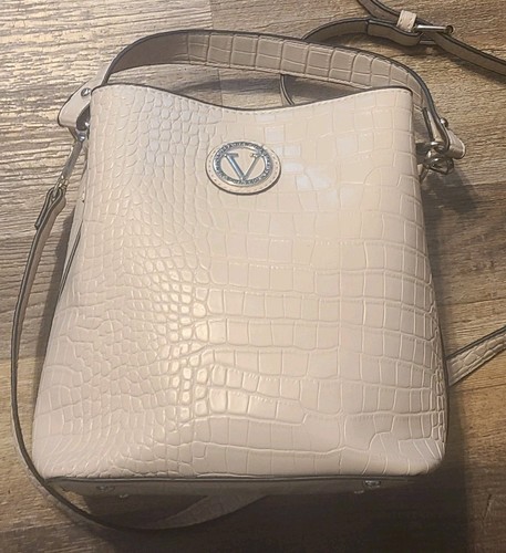 VERA BRADLEY Vera New York Cream Animal Print Crossbody Bag