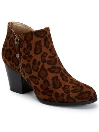 NATIVE SHOES STYLE & COMPANY Womens Brown Beige Sides Masrinaa Booties 8 M
