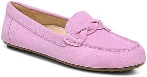 Vionic Montara Suede Slip On Comfort Loafer Orchid 6.5M