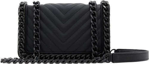 ALDO L89813 Womens Black Greenwald Crossbody Bag 8x3x9 in