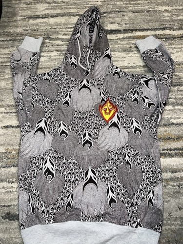 Palace Skateboards SUBURBAN PALACE GHOST HOOD Hoodie Size Small Bliss NWOT