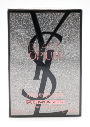 YSL Yves Saint Laurent Black Opium Eau de Parfum Glitter 30ml   1oz Sealed Authentic