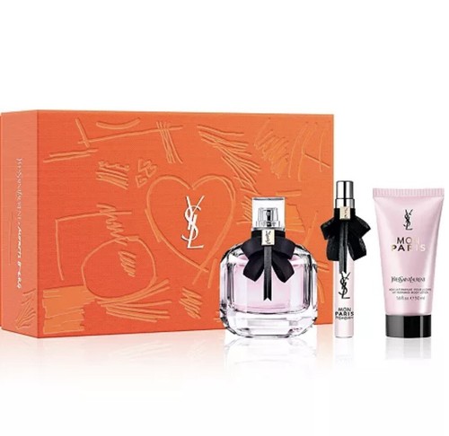 YSL YVES SAINT LAURENT 3 PIECE Mon Paris Eau de Parfum GIFT SET
