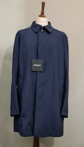 Allegri Travel Pack Commuter Mac Coat Navy Size XXL uk 46 eu 56