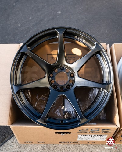 NOTHING NEW CST Zero 1 Hyper   5x114.3   18x9.5 +15 Flat Black S Chassis S13 S14 R32 JZX100