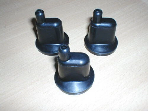 MACH & MACH KAWASAKI MACH I H1 KH500 CARBURETOR RUBBER CAP BOOTS SET OF 3