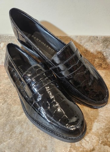 BRANDBLACK Bandolino   Mocassini da donna Jive neri in pelle di coccodrillo taglia 6 5 M   CARINI!