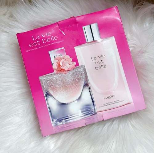Lancome La Vie Est Belle Gift Set Eau De Parfum & Body Lotion Limited Edition