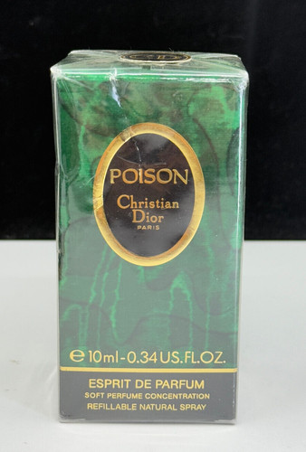 Christian Dior Poison Refillable Espirit de Parfum 0.34 oz NEW IN BOX SEALED