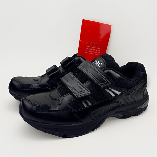Vionic Tabi Walking Shoes Women's 9.5M Black Leather A234
