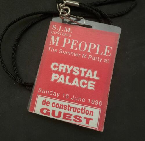 M People   The Summer M Party at Crystal Palace 1996 'ACCESS ALL AREAS' Tour Pas