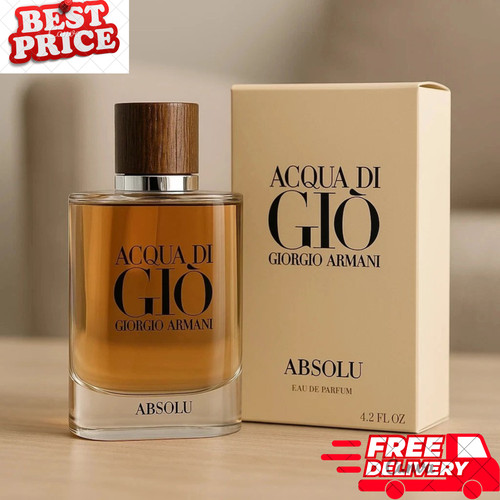 Giorgio Armani Acqua Di Giò Absolu Eau de Parfum Spray – 4.2 oz  125 ml for Men