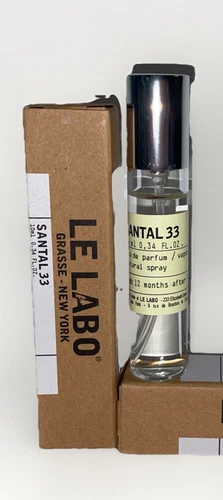 Le Labo SANTAL 33 10 ML Travel Size Spray  Mini Bottle  Free Sample W Purchase