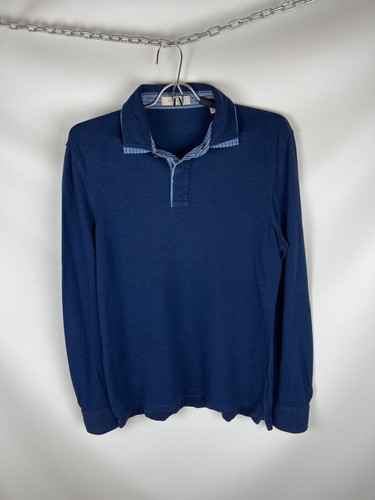 Ermenegildo Zegna luxury long sleeve polo lyocell cotton