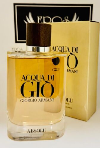 Acqua Di Gio Absolu by Giorgio Armani 4.2 oz   125ml EDP Men New In Box